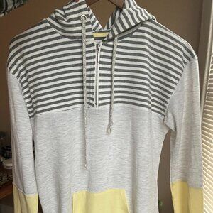 MAURICES QUARTER ZIP COLOR BLOCK HOODIE